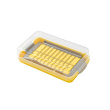 Practical Butter Cutting Container Butter Dish with Lid-S