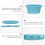 Set Ciotola Pieghevole In Silicone Per 11