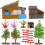 1Set Mini Speelgoed Met PVC Materialen Kinderen 1