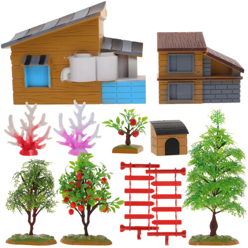 1Set Mini Speelgoed Met PVC Materialen Kinderen