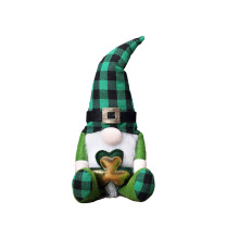 SaintPatrick's Day Gnomes Green Leaves Face Less Dolls-men