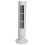 Usb Powered Tower Shape Mini Leafless Handheld Fan Cold Air White 7