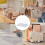 Delicate Bedroom Closet Storage Divider Multifunctional-White 5 3