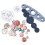 Universal Tool for Cover Buttons DIY Cloth Buttons, Help Make 2