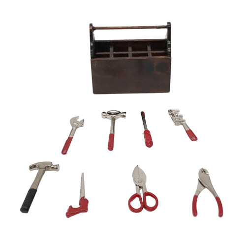 1 Set Mini House Repair Tools And Simulation Toolbox Model Toys