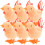 6Pcs Plush Wind Up Chickens Clockwork Jumping Toys 3