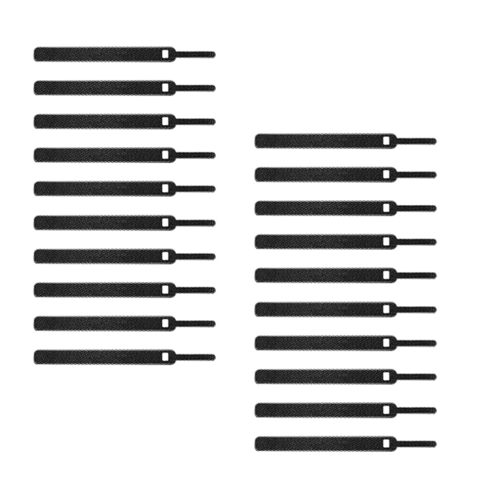 20Pcs Reusable Adjustable Cable Ties For Cord Management 3572228274855