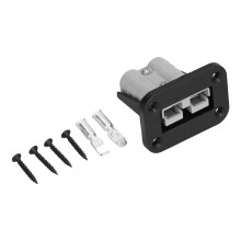 Schwarzer ABS-Batterieladestecker,
