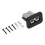 Schwarzer ABS-Batterieladestecker, 1