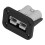 Schwarzer ABS-Batterieladestecker, 6