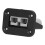 Schwarzer ABS-Batterieladestecker, 3