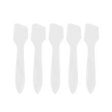 300Pcs Transparent Face Cream Scoop For Facial Mask And Cosmetic Use