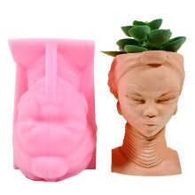 Vase en béton, moule en Silicone, bricolage, Pots de fleurs de