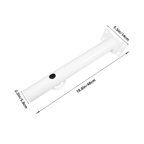 Light Pole Mount Solar Bracket Extension For Outdoor Lamps 2