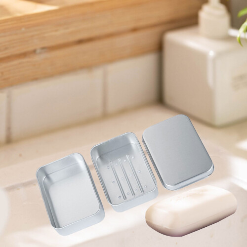 Quality Soap Box Aluminum Soap Case Travel Soap Container 1