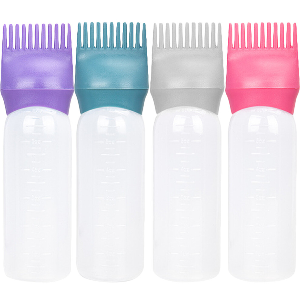 Totority 4Pcs Hair Dry Cleaning Bottles With Squeeze Applicator And Comb