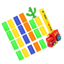 Electric Domino Train Toy For Kids With 120 Pcs Dominoes