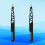 2Pcs Eyebrow Tweezer Trimmer Shaping Tool Makeup Accessory Black 4
