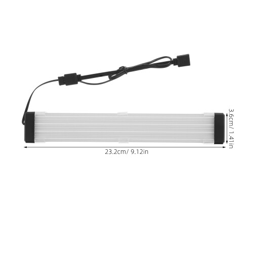 bandes led flexibles pour pc, câble souple, jeu bureau 1
