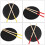 6 Pcs 5A Universal Non-Slip Maple Drumsticks For Drums Random Color 4