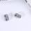 20 Pezzi Ruota Chiusi M1/2-20 35Mm Per Auto Argento 3