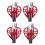 4pcs Wedding Cutlery Holder Dinner Table Decor Knife Fork Bag 7