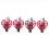 4pcs Wedding Cutlery Holder Dinner Table Decor Knife Fork Bag 6