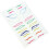 4 Ensembles De Stickers Pour Eye-Liner Colorés Et Étanches 11