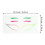 4 Ensembles De Stickers Pour Eye-Liner Colorés Et Étanches 2