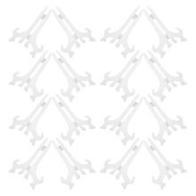 24 Unidades De Soportes Plástico Transparente Para Fotos 5 Pulgadas