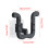 Slippers Rack Wall Mounted Shoe Storage Shelf for-White Color 4