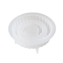 Moule à bougie en Silicone 3D, décors, moules de moulage,-001