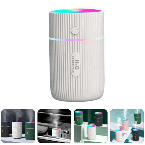 1Set Mini USB Luftbefeuchter Mit Aromadiffusor Weiß Für Arbeitsplatz 2