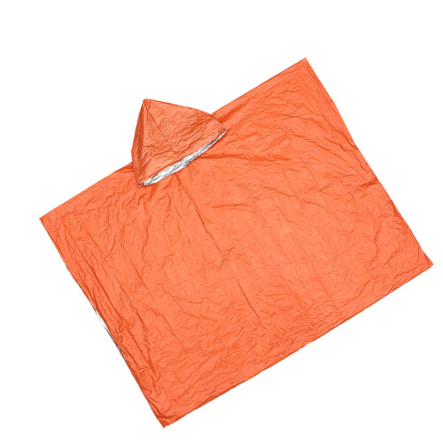 Manteau imperméable d'urgence Double face pour-Orange