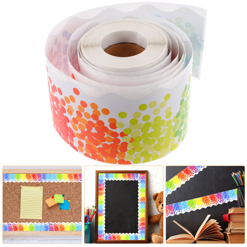 Classroom Border Trim 1 Roll Laminated Cardboard Stickers 2