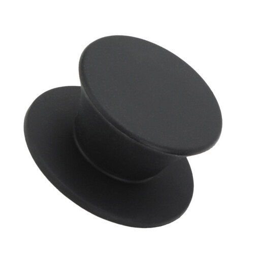 Flexible Silicone Cookware Lid Silicone Cover Cap-Black