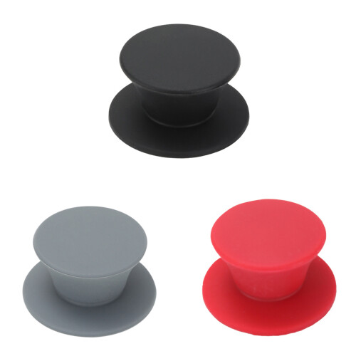 Flexible Silicone Cookware Lid Silicone Cover Cap-Black 1