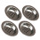 4 Sets Resin Case Molds Epoxy Resin Casting Molds for DIY-B 1