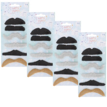 30Pcs Cosplay Fake Beard Costume Party Decoration Random Color