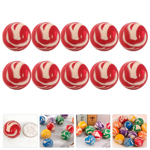 20 Pcs Plastic Bounce Balls Assorted Color Jumping Balls 2