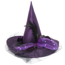 Witch Hat Halloween Prop Decorative Cosplay Costume Accessory