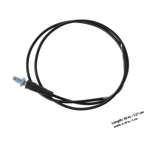 Cable Motorcycle Line Throttle Black Stainless Steel 1