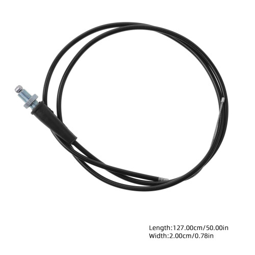 Cable Motorcycle Line Throttle Black Stainless Steel 2