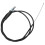 Cable Motorcycle Line Throttle Black Stainless Steel 6