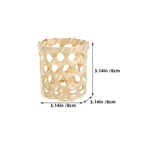 4 Pezzi Intrecciati In Bamboo 1