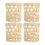 4 Pezzi Intrecciati In Bamboo 9