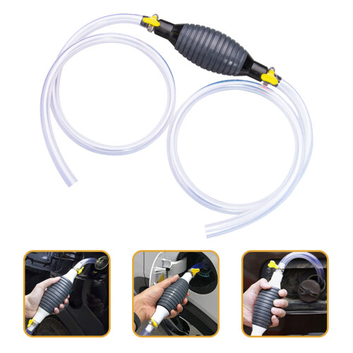 1 Set Oil Suction Pipe Manual Pump Hose Plastic 2