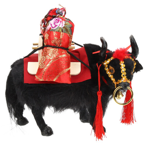 Yak Simulato Decorazione Mascotte Da Tavolo 1