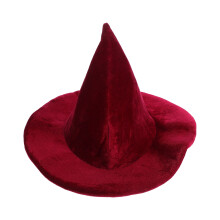 Halloween Witch Hat: Pointed Wizard Cap For Women Cosplay Party