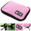 Waterproof 2 Layer USB Cable Storage Bag Electronic Organizer Pink 6